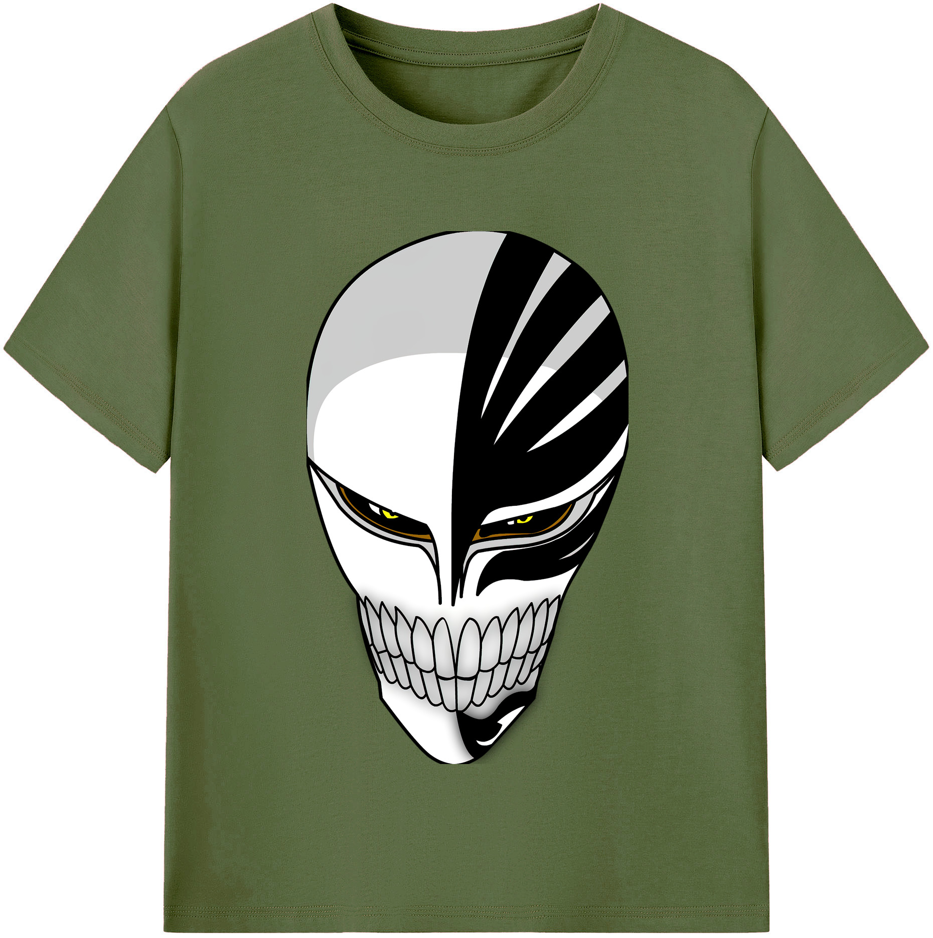 （画像用） ブリーチ 黒崎一護（くろさき いちご）BLEACH Kurosaki Ichigo 綿100％半袖Tシャツ（フロントプリント）